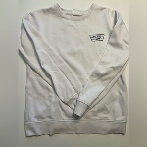 Vans White crewneck sweatshirt